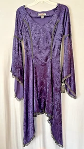 Eternal Love #9 Violet Gothic Dress Medieval Renaissance Costume Cosplay Sz L - Picture 1 of 6