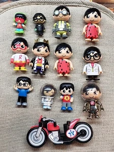 Ryans World Action Figures Lot 13, 12 Various Figures Dolls And 1 Cycle. Loose - Picture 1 of 6