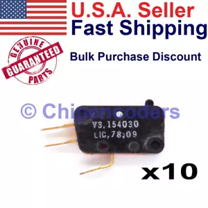 10 pcs Micro Switch Arcade Gaming Cherry Master Video Poker 8 Liner Mame Machine - Picture 1 of 5