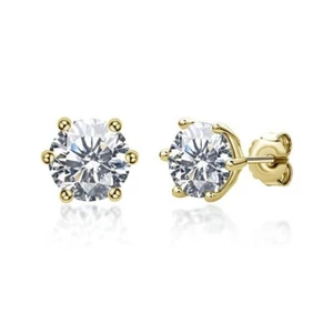 Gorgeous Stud Earrings Lead & Nickel Free Casual Wear Party Gift Wedding CZ NWT - Picture 1 of 3