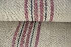 Ancien tissu de tapis vintage ESCALIER / TABLE RUNNER CHANVRE pour/ 1 YD tapis lourd ~~