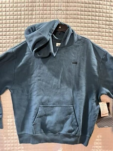 Vans Mens Light Green Hoodie Comfy Cush Sweats Sweatshirt - Picture 1 of 9