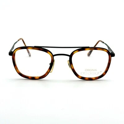 Anteojos de aviador vintage años 80 90 diseño profesional niños negro tortuga Foto 1 de 4