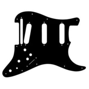 PICKGUARD USA para FENDER® ROLAND READY STRATOCASTER® MÉXICO 3 capas PG NEGRO BWB - Imagen 1 de 1