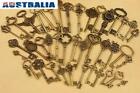 17pcs Bronze Vintage Classic Keys Steampunk Cogs Gears Diy Jewelry Crafts Decor