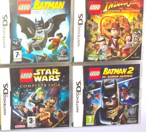 LEGO: BATMAN 1 & 2, LEGO: STAR WARS & INDIANA JONES (DS, 3DS) 4x GAMES BUNDLE - Picture 1 of 7