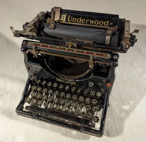 Antique Vtg 1926 Underwood Standard No. 5 Desktop Typewriter ~ Serviced ~ Works - Picture 1 of 8