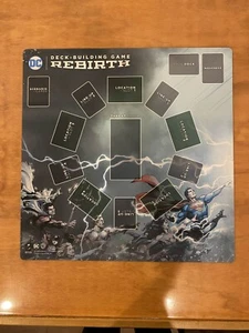 DC Deck Building Game Rebirth Layout Playmat Launch - Picture 1 of 1
