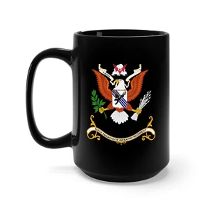 Taza Negra 15oz - Colores Regimiento - 505º Regimiento de Infantería de Paracaidistas - H-MENOS - Imagen 1 de 2