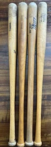Lot Of 4 Vintage Detroit Tigers Mini Souviner Wooden Baseball Bats MLB - Picture 1 of 3