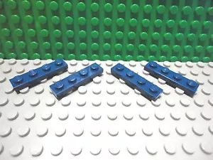 Lego 4 dunkelblaue 1x4 Grundplatte NEU - Bild 1 von 1
