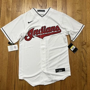 Cleveland Indians White Cleveland Home Nike Jersey BRAND NEW W/TAGS Men's Size S - Picture 1 of 6
