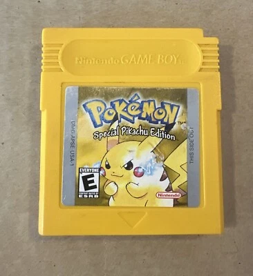 Pokemon Yellow Version (Game Boy) Authentic, Tested Video Game Battery Works - Image 1 of 4