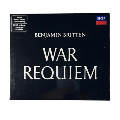 War Requiem Benjamin Britten CD 1990 Box Set Música Clássica Sinfônica de Londres - Imagem 1 de 4