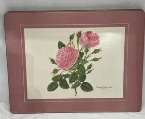 Royal Table Queen Of The Flowers Cork Back Placemats Set Of 4 Made In England - Picture 1 of 4