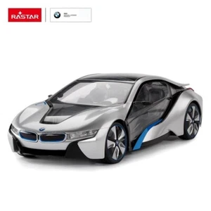 1/14 Rastar BMW i8 RC Car Silver - Picture 1 of 3