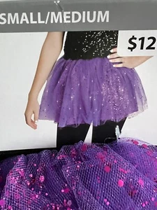 Purple Sparkle  Tutu Women’s Small/Medium Halloween Costume Dance Cosplay - Picture 1 of 5