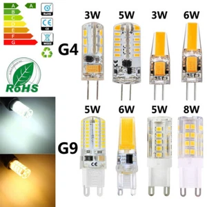 ZML G4 G9 LED Bulb 3W 5W 6W 8W Warm/Cool white Light COB SMD Light Lamp 12V 220V - Picture 1 of 8