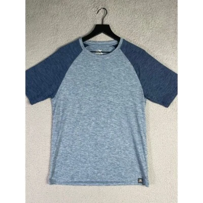 Camisa de manga corta ZeroXposur para hombre azul raglán activa talla S ligera Foto 1 de 4
