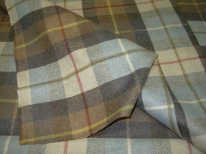 5 YDS P KAUFMANN WOOL TARTAN PLAID UPHOLSTERY FABRIC FOR LESS - Picture 1 of 3