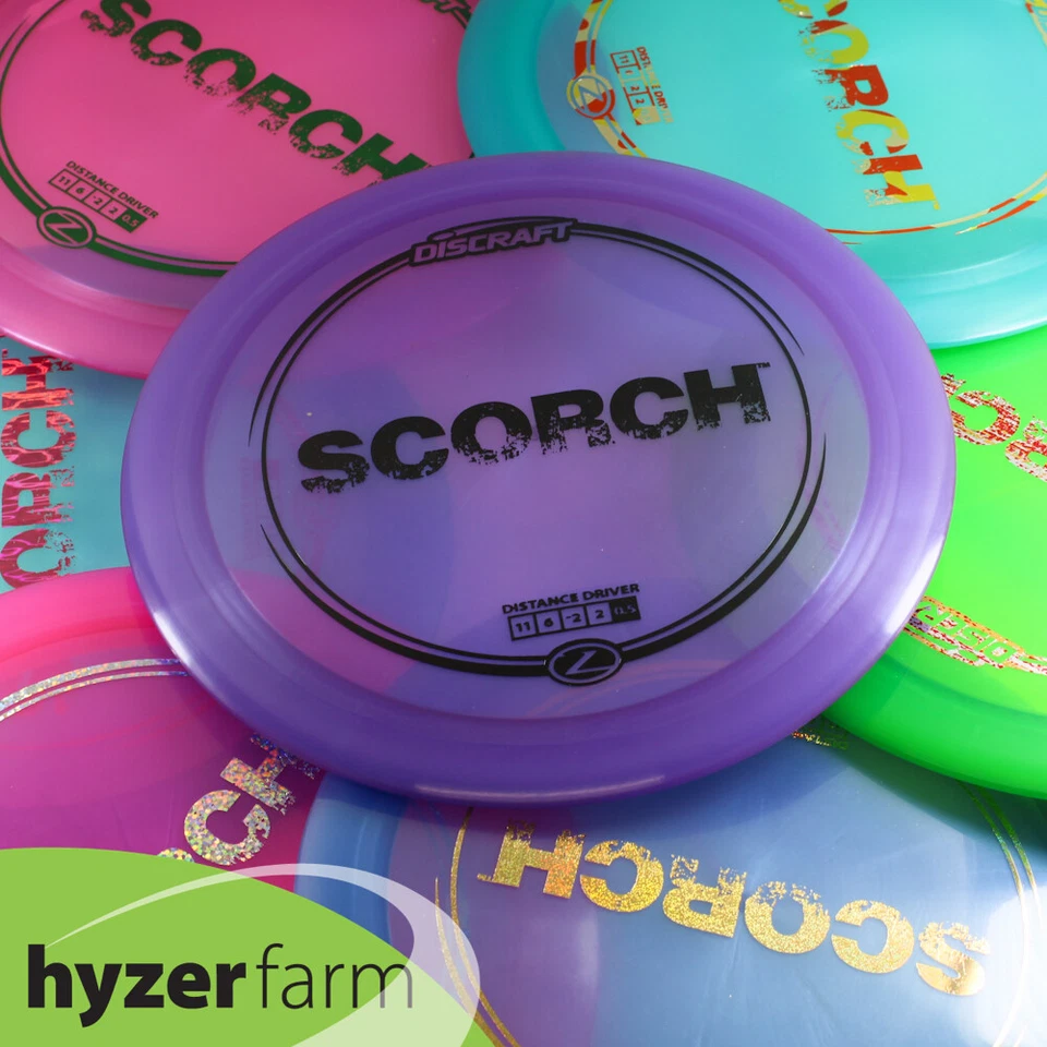 Discraft Z SCORCH *elige tu peso y color* Hyzer Farm controlador de disco de golf Foto 1 de 1
