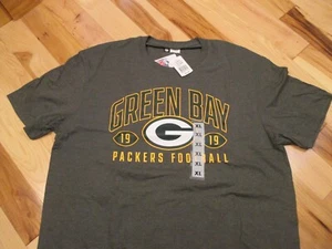 Green Bay Packers Men's NFL Team Apparel Short Sleeve T-Shirt Gray XL NWT!!! - Picture 1 of 2