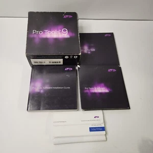Pro Tools 9 Software 3 Discs With Key ONLY - (NO ilok ) Discs work Sold AS-IS - Picture 1 of 8