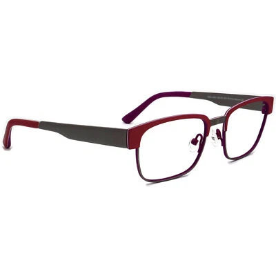 Prodesign Denmark Eyeglasses 1395 c.4021 Pure Titanium Red/Gray Frame 50[]18 140 - Image 1 of 4