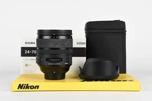 Sigma 24-70mm f 2.8 DG OS HSM Art Nikon  + 2 ANNI DI GARANZIA  - 2 YEARS WARR... - Imagen 1 de 1