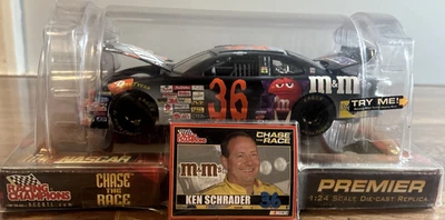 Ken Schrader M&M 36 - Racing Champion NASCAR 1/24 Diecast New In Case - Image 1 of 4