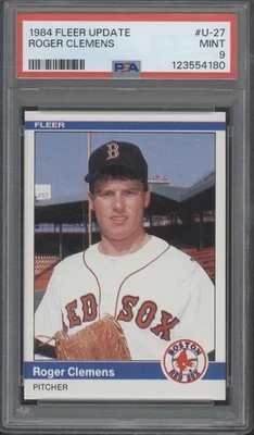 Actualización Fleer 1984 #U27 Roger Clemens radiocontrol novato como nuevo PSA 9 Foto 1 de 2
