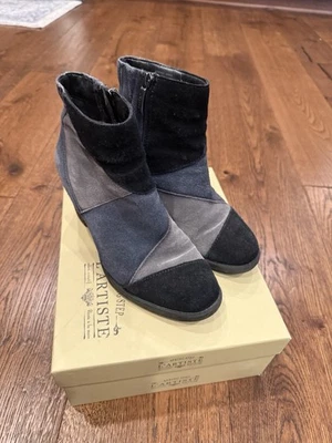 Botas Earth Malta para mujer de gamuza azules y negras talla 7 Foto 1 de 4