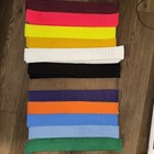Lot of 100 Pieces of Old School Hard Lacrosse Stick Head Mesh. Multiple Colors