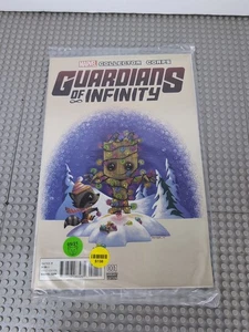 2015 MARVEL COMICS GUARDIANS OF INFINITY #1 COLLECTOR CORPS VARIANT NM GROOT MCU - Picture 1 of 2