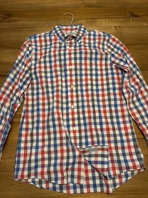 Jack Spade Warren Street Men's Long Sleeve Button Up Plaid Size Medium Slim Fit - Image 1 of 3