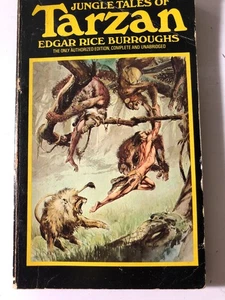 b Edgar Rice Burroughs JUNGLE TALES of TARZAN #6 Ballantine 1977 8th Printing - Imagen 1 de 4