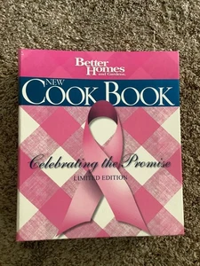 Better Homes & Gardens NEW COOK BOOK 5-Ring Binder Limited Edition Breast Cancer - Picture 1 of 8