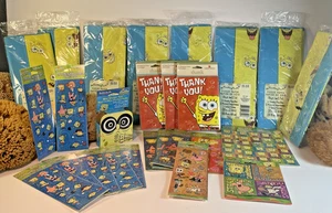 25 Lot Nickelodeon Spongebob Vintage Lot Tissue American Greeting Stickers Cards - Picture 1 of 7