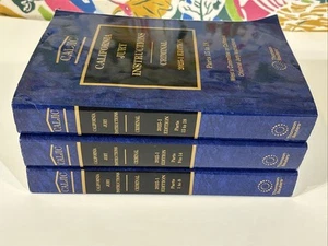 CALJIC California Jury Instructions Criminal 2025-1 Edition Complete 3 Volumes - Picture 1 of 8