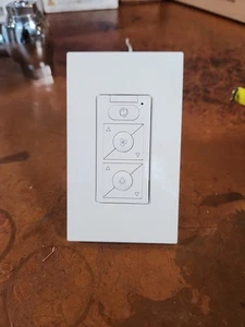 6 Speed Ceiling Fan Wall Control with Single Pole Wallplate in White F-WC-WT - Picture 1 of 8