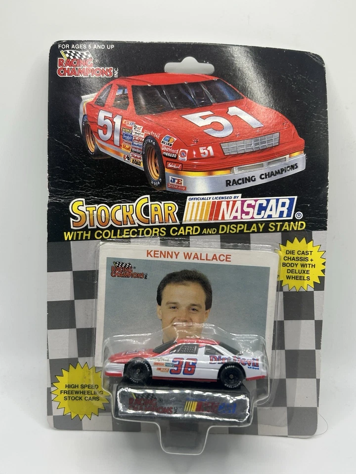 NASCAR 1992 Racing Champions #38 Kenny Wallace Dirt Devil 1/64 Foto 1 de 1