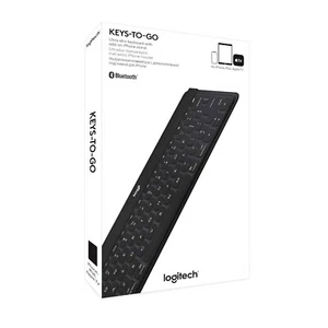 Logitech Keys-To-Go Wireless Keyboard for iPad/iPhone/Apple TV Black 920-006701 - Picture 1 of 3
