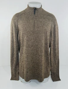 SmartWool - Quarter Zip Wool Blend Mens Lg. Pullover Sweater - Size Flaw - Picture 1 of 6