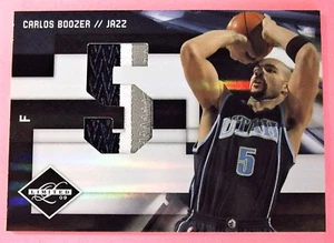 Carlos Boozer Utah Jazz 2009 Limited Jumbo Jersey Numbers Patch Card 10/10 - Picture 1 of 2