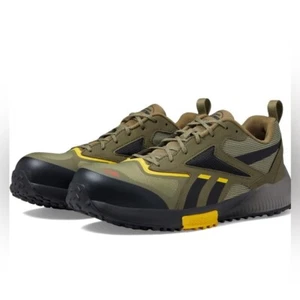Men’s Reebok Lavante Trail 2 Work Shoe Size 12 Composite Toe Green New in Box - Picture 1 of 10