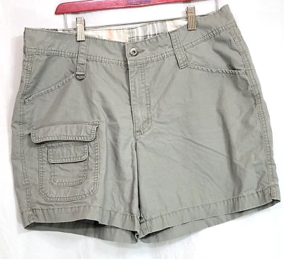 Pantalones cortos cargo para mujer Riders 16M (35) gris algodón tiro alto WPL 6428 Foto 1 de 4