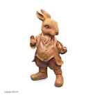 Rust Mad Hatter Rabbit Bunny Statue Rusty Rusted Cast Iron Garden Ornament Large