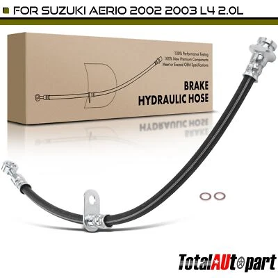 Brake Hydraulic Hose for Suzuki Aerio 2002-2003 L4 2.0L Front Left / Right Side - Image 1 of 4