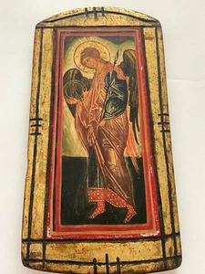 Gabriel the Archangel BYZANTINE Religious ICON on Wood - Picture 1 of 10