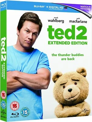 TED 2 - Extended Edition - Blu-Ray + UV Copy - NEW SEALED - FREE POST ! - Image 1 of 2